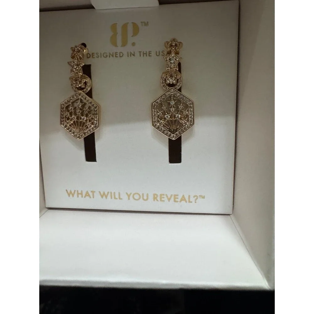 Bomb party halo earrings